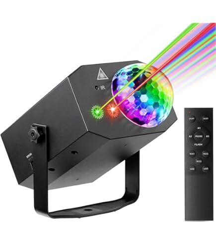 Amazon.co.jp: PAIFIEVD 3D RGBビームプロジェクターライト 500mW